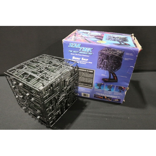 92 - Three boxed Playmates Bandai Star Trek The Next Generation play sets to include Bridge Playset, Borg... 