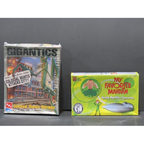 76 - Two sealed boxed model kits to include Pegasus My Favourite Martian Uncle Martin 
& Spaceship and AM... 