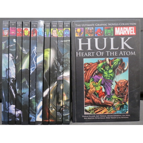 82 - Comics - 35 Marvel The Ultimate Graphic Novels Collection hardback books to include sealed examples