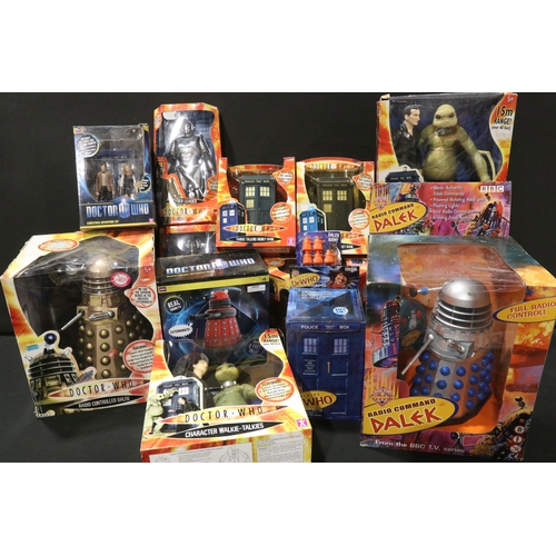 100 - 13 Boxed Character and Product Enterprise Doctor Who figures and models to include Product Enterpris... 