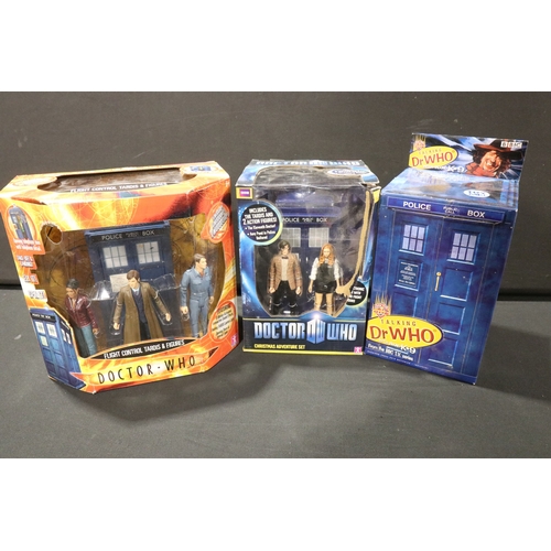 100 - 13 Boxed Character and Product Enterprise Doctor Who figures and models to include Product Enterpris... 
