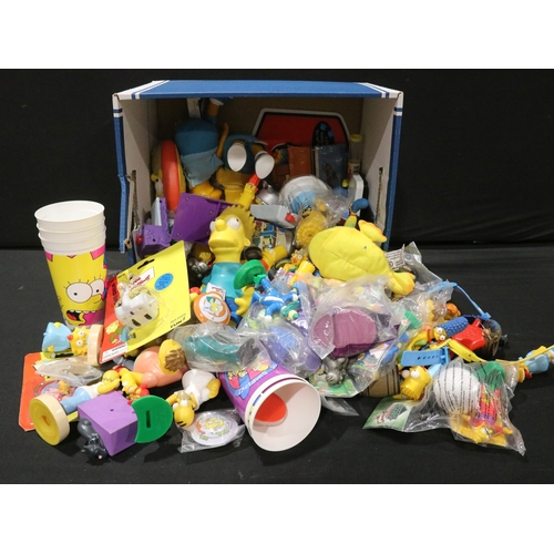 65 - Large quantity of toys, figures and collectables to include The Simpsons, Doctor Who, Star Wars, Tee... 