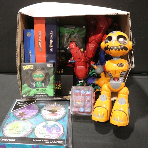 65 - Large quantity of toys, figures and collectables to include The Simpsons, Doctor Who, Star Wars, Tee... 