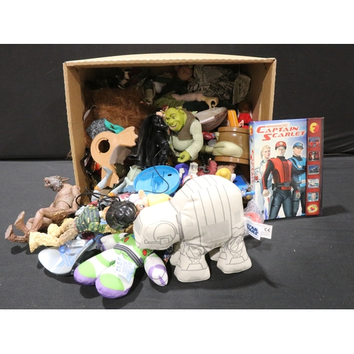 65 - Large quantity of toys, figures and collectables to include The Simpsons, Doctor Who, Star Wars, Tee... 