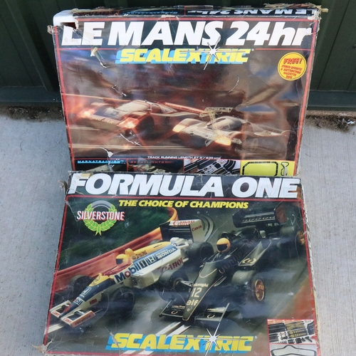 67 - Boxed Scalextric 300 set with both slot cars plus 10 x boxed slot car sets all without cars to inclu... 