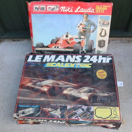 67 - Boxed Scalextric 300 set with both slot cars plus 10 x boxed slot car sets all without cars to inclu... 