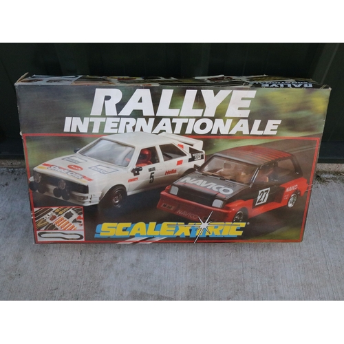 67 - Boxed Scalextric 300 set with both slot cars plus 10 x boxed slot car sets all without cars to inclu... 