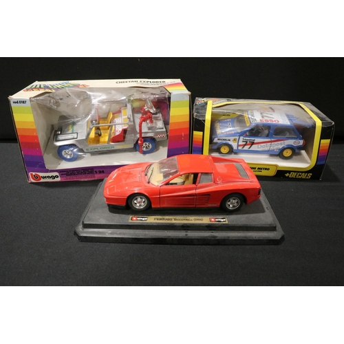 73 - Nine boxed diecast models to include 4 x Polistil (S686 Mercedes 450SL, S15 Volkswagen Cabriolet, S2... 