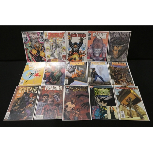 84 - Comics - Around 140 comics to include Marvel, DC, Image, Dark Horse etc featuring Batman, Preacher, ... 