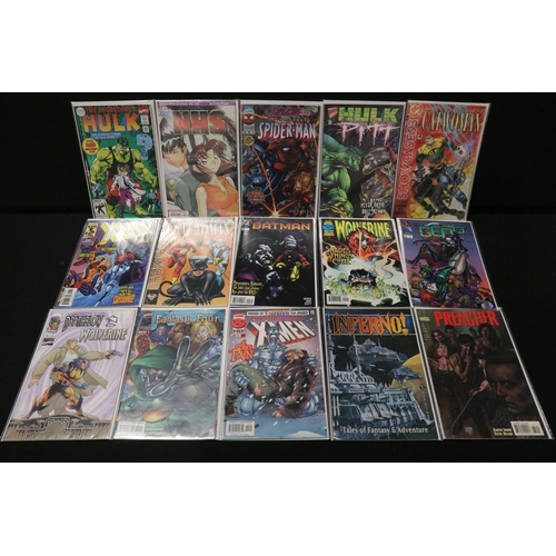 84 - Comics - Around 140 comics to include Marvel, DC, Image, Dark Horse etc featuring Batman, Preacher, ... 