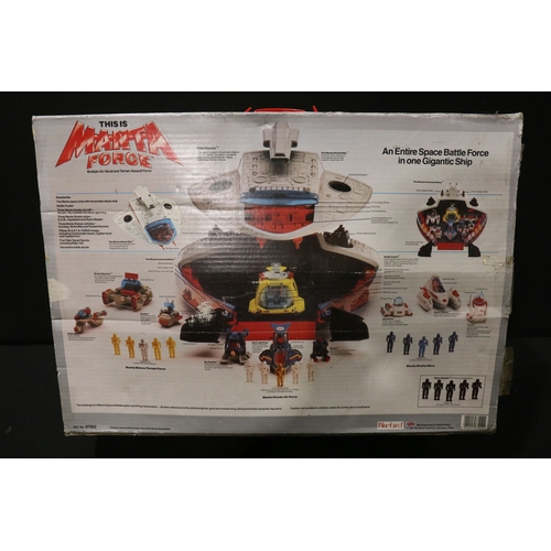 96 - Four boxed superhero /Sci Fi play sets to include Bluebird Manta Force Entire Space Battle Ship (unc... 