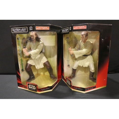 99 - Star Wars - 10 Boxed and carded Star Wars toys and collectables to include Hasbro Darth Vader Voice ... 