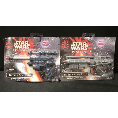99 - Star Wars - 10 Boxed and carded Star Wars toys and collectables to include Hasbro Darth Vader Voice ... 