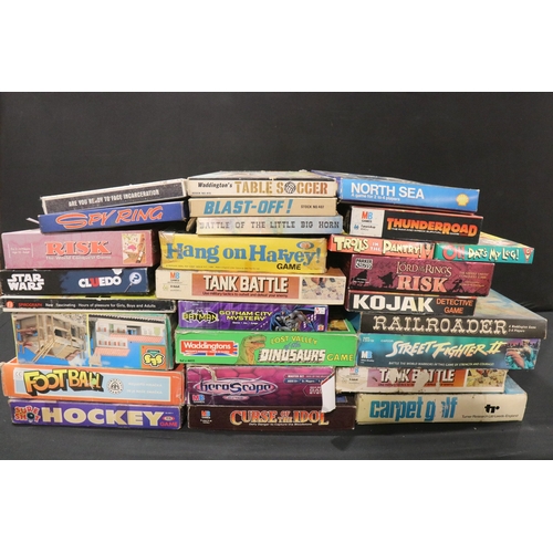 94 - 27 Boxed board games to include Lord of the Rings Risk, MB Heroscape, MB Curse of the Idol, Star War... 