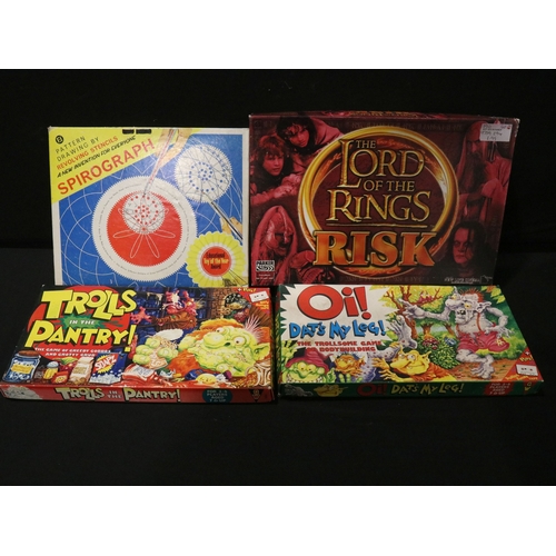 94 - 27 Boxed board games to include Lord of the Rings Risk, MB Heroscape, MB Curse of the Idol, Star War... 