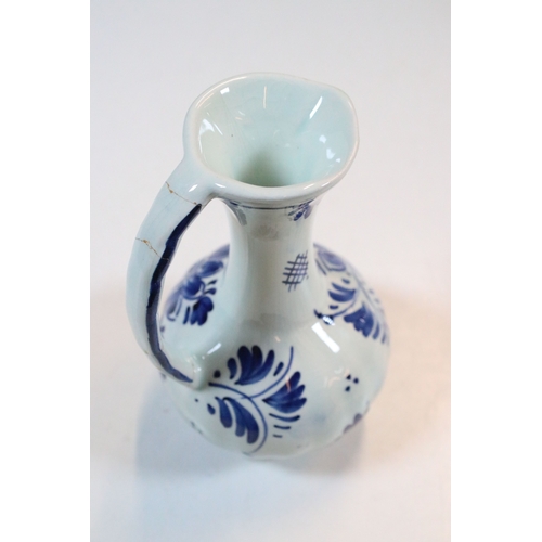 42 - Group of Delft wares, to comprise lidded pot, jug, ashtray, vase, etc. together with two modern Chin... 