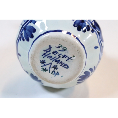 42 - Group of Delft wares, to comprise lidded pot, jug, ashtray, vase, etc. together with two modern Chin... 