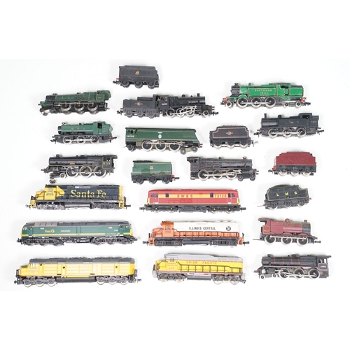 16 N gauge locomotives to include Dapol, Bachmann, RSO etc featuring ...