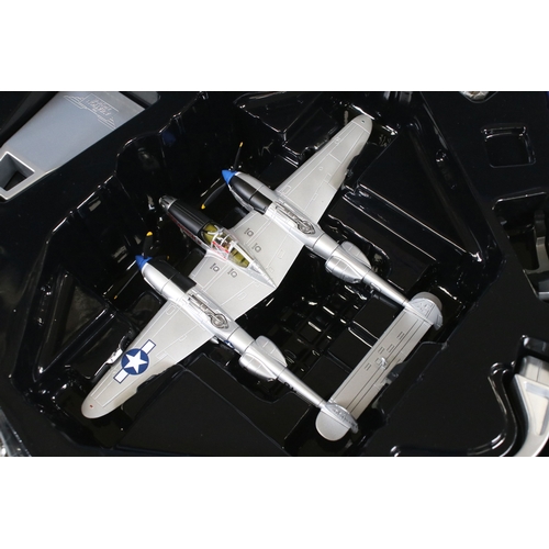 274 - Four boxed Corgi Aviation Archive diecast models to include 3 x 1/72 (AA36613 Lockheed P-38J Lightni... 