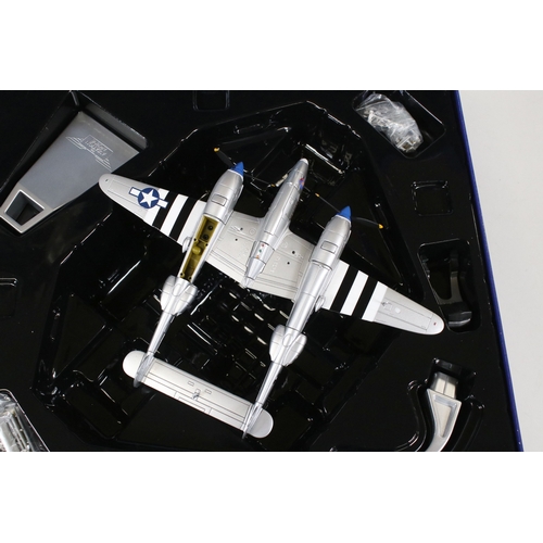 274 - Four boxed Corgi Aviation Archive diecast models to include 3 x 1/72 (AA36613 Lockheed P-38J Lightni... 