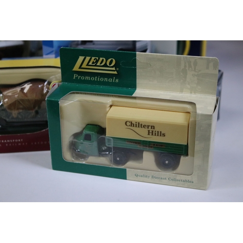 280 - 43 Boxed diecast / plastic models and sets to include 2 x Wheelers sets, Corgi Trackside, Cararama, ... 