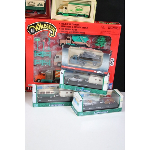 280 - 43 Boxed diecast / plastic models and sets to include 2 x Wheelers sets, Corgi Trackside, Cararama, ... 