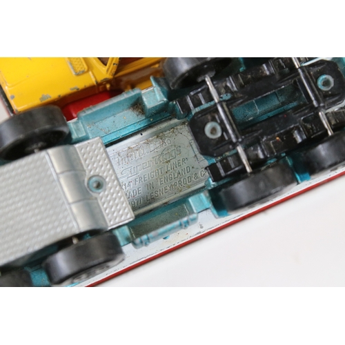 282 - Collection of circa 1970s play worn diecast models to include Matchbox Superfast, Matchbox King Size... 