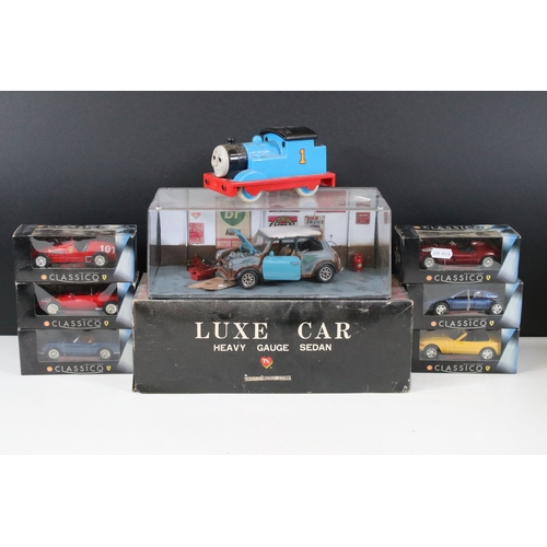 300 - Collection of diecast models to include 6 x boxed Collezione Classico, Corgi, Vanguards, Matchbox Mo... 