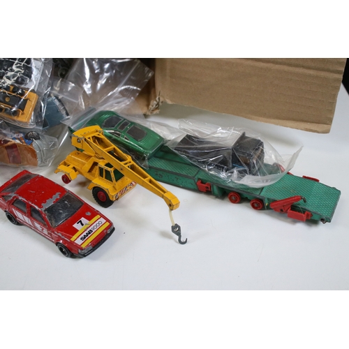 301 - Large collection of playworn diecast models to include Matchbox, Britains, Corgi, Mattel Hot Wheels,... 