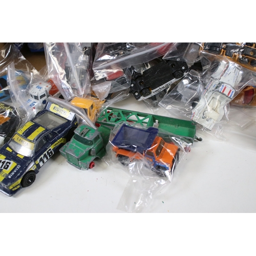 301 - Large collection of playworn diecast models to include Matchbox, Britains, Corgi, Mattel Hot Wheels,... 