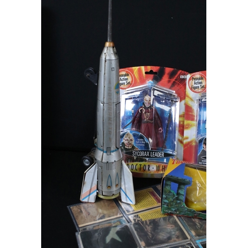 535 - Collection of mixed toys and trading cards to include quantity of Topps Star Wars trading cards, 2 x... 