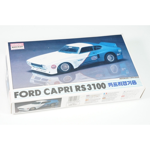 296 - Five boxed Ford related diecast models to include Corgi Juniors 56 Capri Fire Chief, Corgi 331 Ford ... 