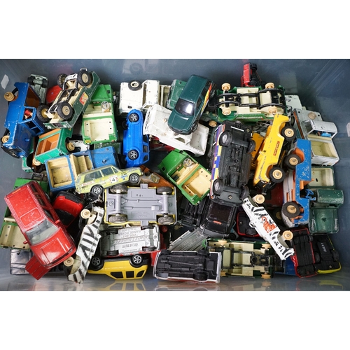 379 - Large collection of play worn diecast models from the mid 20th C to include Corgi, Britains, Dinky e... 