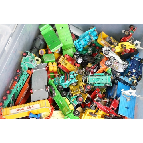 381 - Large quantity of play worn diecast & plastic models circa 1970s onwards to include Matchbox, Corgi,... 