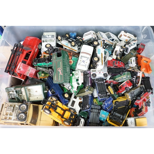 381 - Large quantity of play worn diecast & plastic models circa 1970s onwards to include Matchbox, Corgi,... 