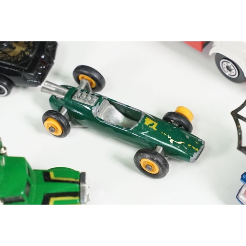 285 - Collection of mixed playworn diecast models to include Corgi Batman Batmobile, Dinky Eagle Transport... 