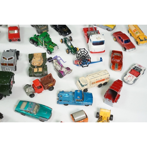 285 - Collection of mixed playworn diecast models to include Corgi Batman Batmobile, Dinky Eagle Transport... 