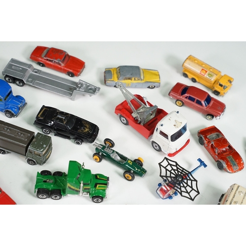285 - Collection of mixed playworn diecast models to include Corgi Batman Batmobile, Dinky Eagle Transport... 