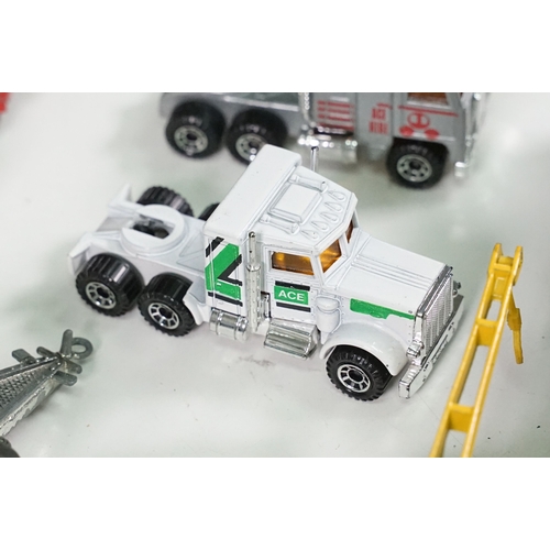 285 - Collection of mixed playworn diecast models to include Corgi Batman Batmobile, Dinky Eagle Transport... 