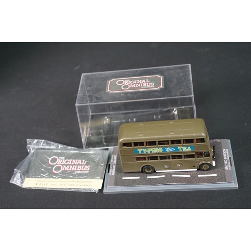 290 - 16 Boxed / cased Corgi Original Omnibus diecast model buses including Limited Edition examples, all ... 
