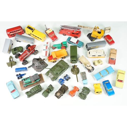 291 - Around 30 Mid 20th C onwards playworn diecast models to include Dinky, Corgi, Budgie Toys, Astra, Ma... 