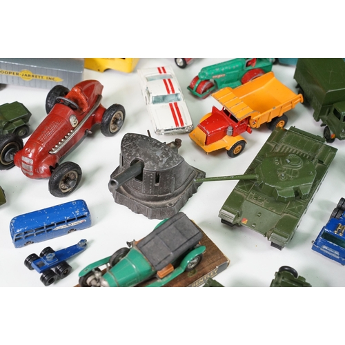 291 - Around 30 Mid 20th C onwards playworn diecast models to include Dinky, Corgi, Budgie Toys, Astra, Ma... 