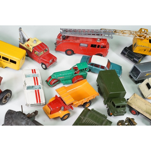 291 - Around 30 Mid 20th C onwards playworn diecast models to include Dinky, Corgi, Budgie Toys, Astra, Ma... 