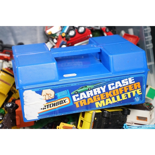 295 - Large collection of playworn diecast models to include Matchbox Superfast, Majorette, Matchbox Super... 