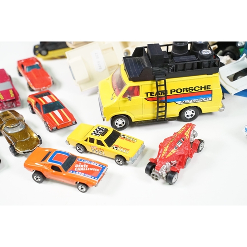 295 - Large collection of playworn diecast models to include Matchbox Superfast, Majorette, Matchbox Super... 