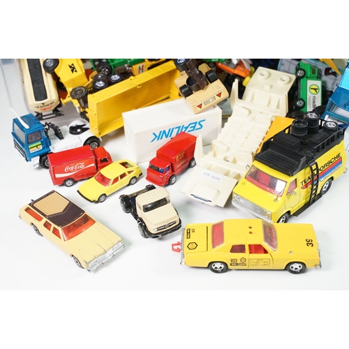 295 - Large collection of playworn diecast models to include Matchbox Superfast, Majorette, Matchbox Super... 