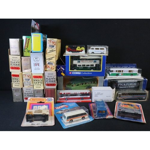 355 - 30 Boxed / carded diecast models to include Majorette, Matchbox, Lledo, Mattel Hot Wheels (opened ca... 