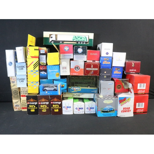 358 - Around 110 boxed diecast & plastic models to include Cararama, Corgi, Burago, Majorette, Lledo etc, ... 