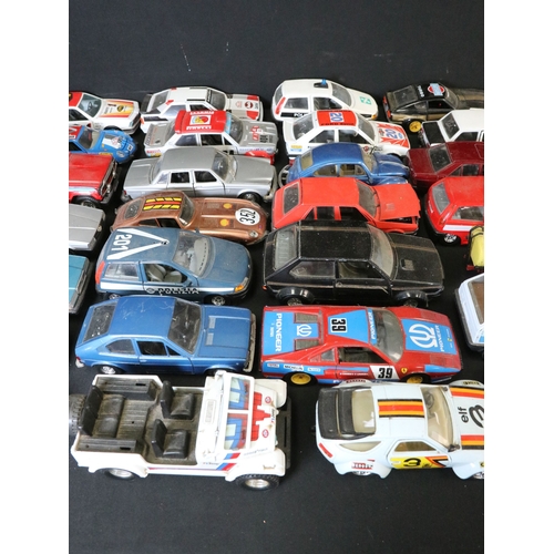 371 - Around 55 large scale diecast models to include Polistil, Mattel Hot Wheels, Corgi, and Burago, main... 