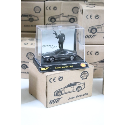 307A - 30 Boxed Shell James Bond 007 diecast models to include BMW Z3 Roadster, Aston Martin DB5, Sunbeam A... 